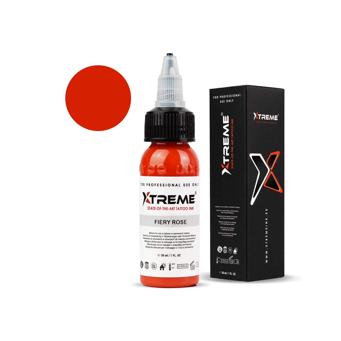 Xtreme Ink - Fiery Rose - 30ml (Reach Compliant)