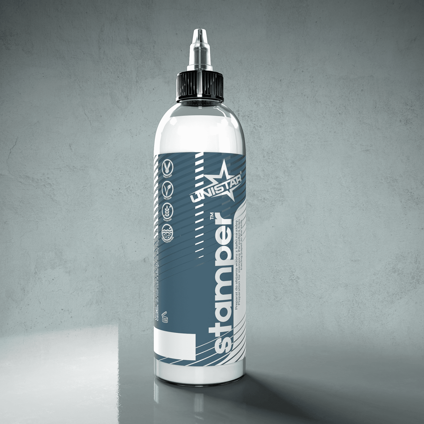 UNISTAR STAMPER™ Tattoo Stencil 240ml UNISTAR STAMPER™ Tattoo Stencil 240ml