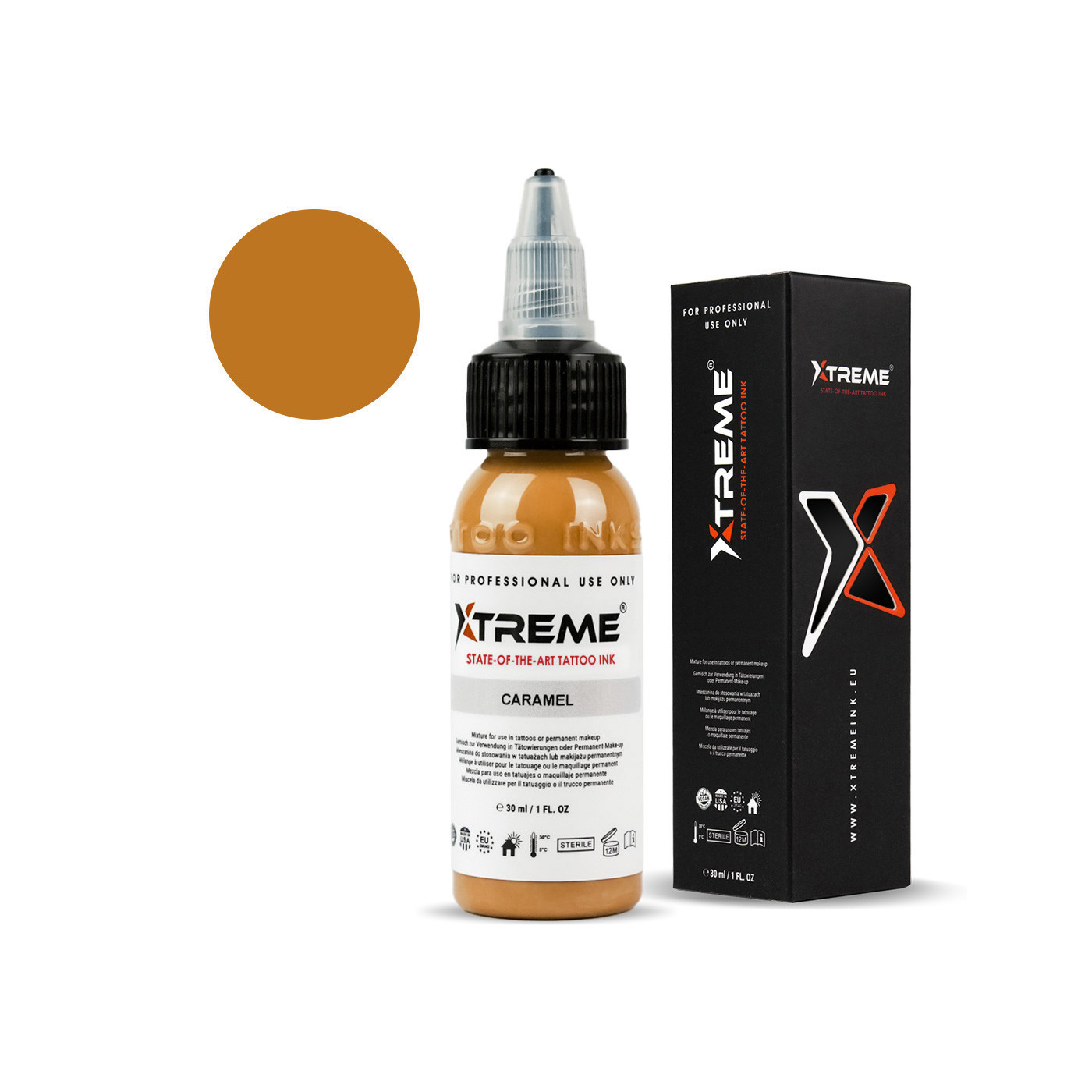 Xtreme Ink - Caramel - 30ml (Reach Compliant) Xtreme Ink - Caramel - 30ml (Reach Compliant)