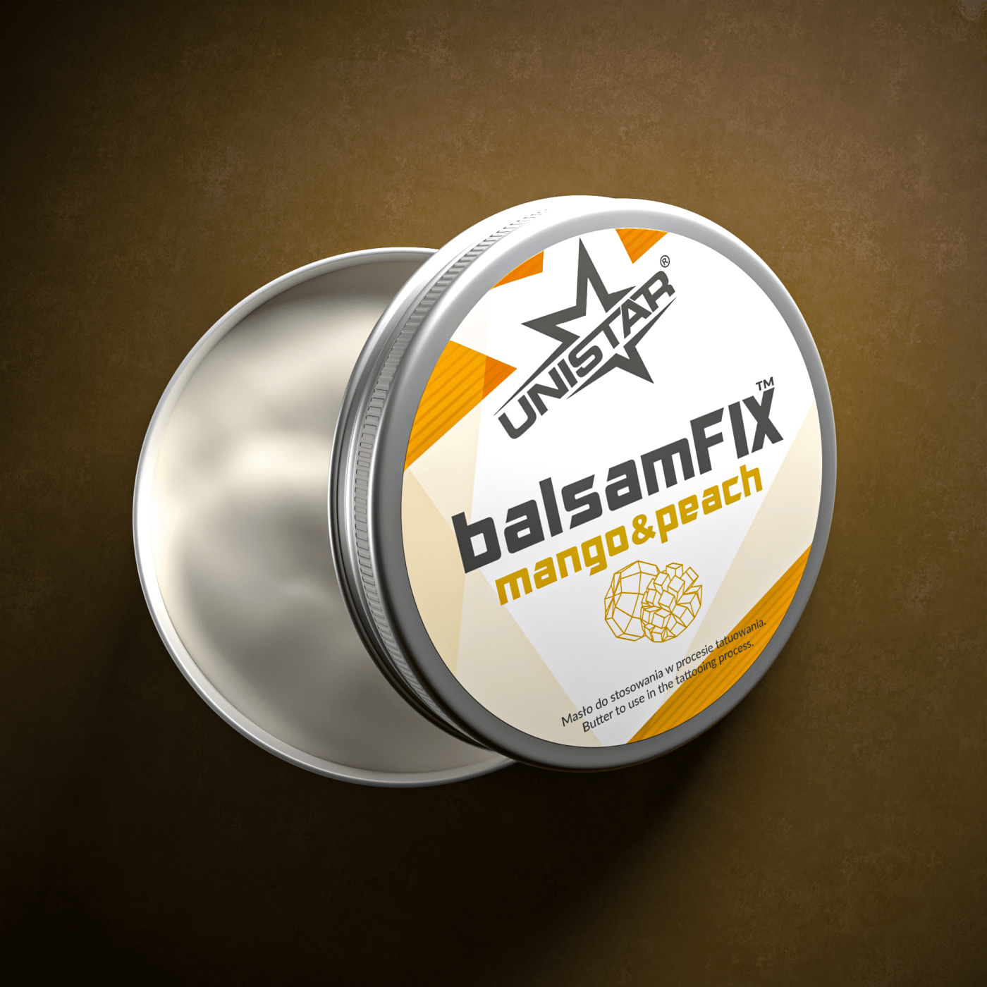 UNISTAR balsamFIX Mango&Peach - tattoo process butter 200 ml UNISTAR balsamFIX Mango&Peach - tattoo process butter 200 ml