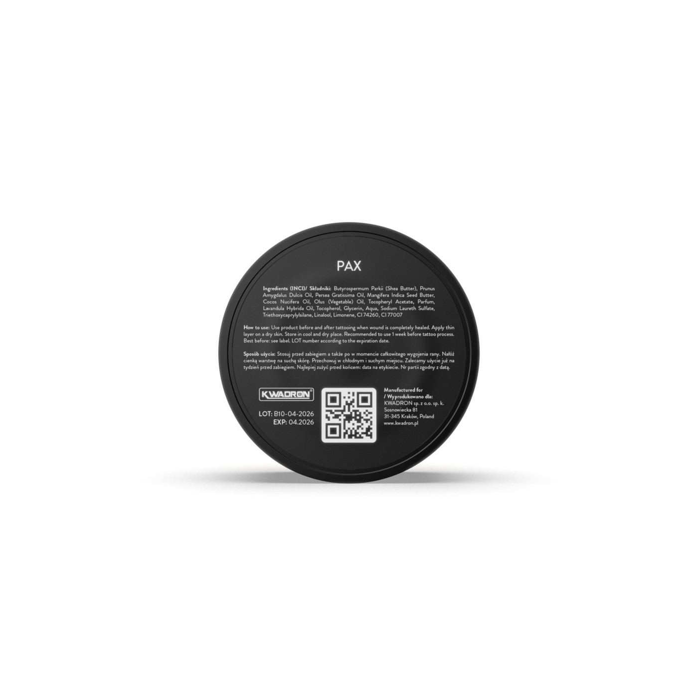 InkTrox Pax tattoo butter/muss - 50 ml InkTrox Pax tattoo butter/muss - 50 ml