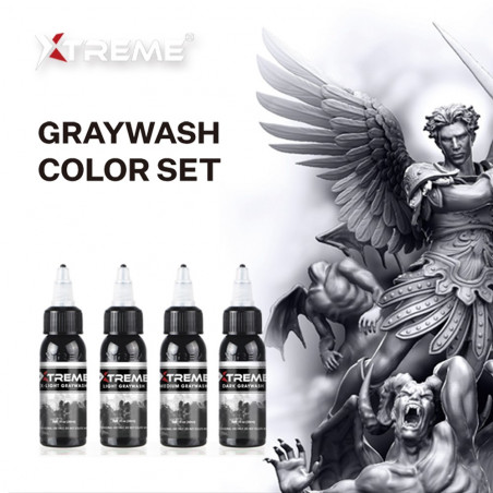 Xtreme Ink - Graywash Set - 4x120ml