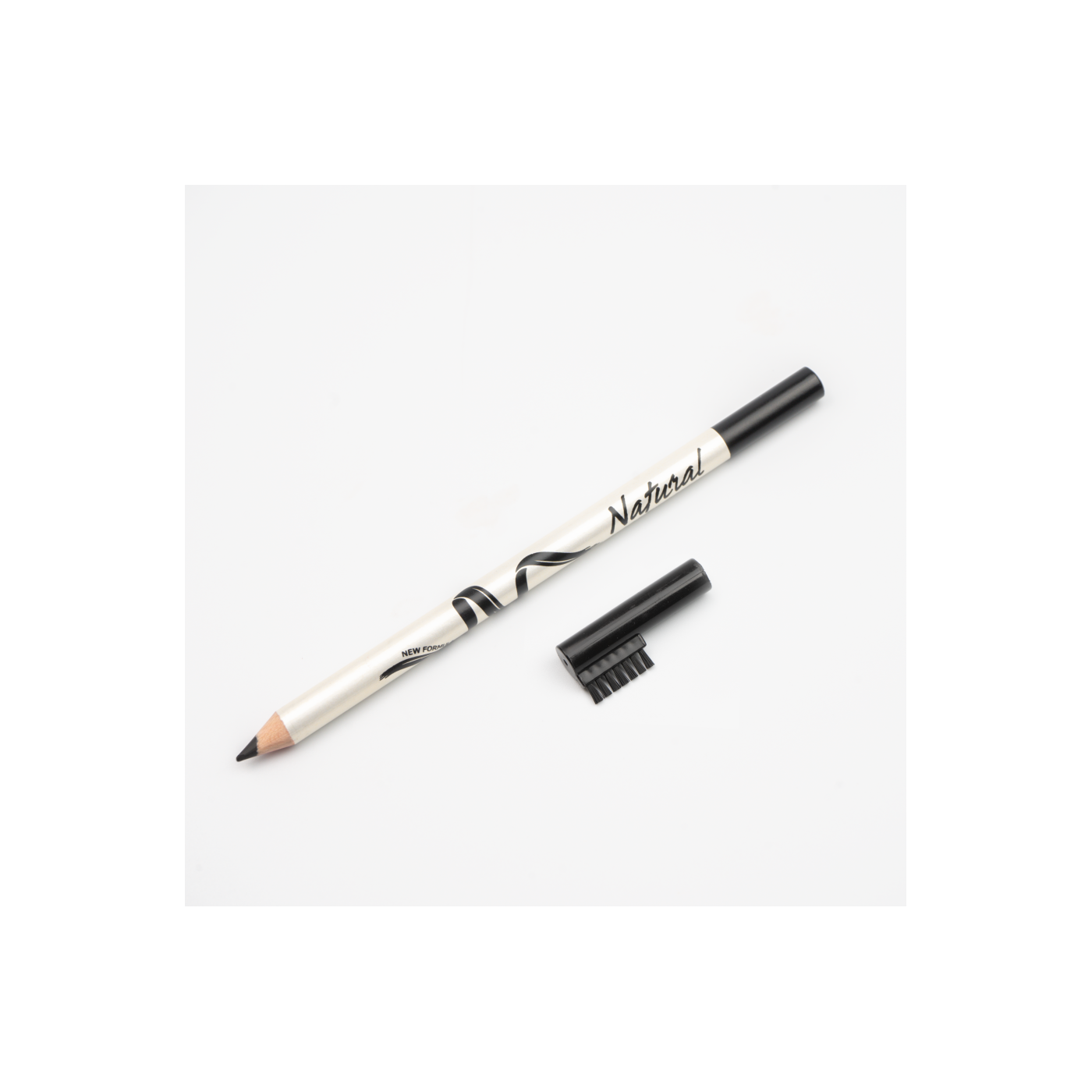 Natural Eybrow - waterproof pencil with brush (black) Natural Eybrow - waterproof pencil with brush (black)