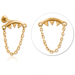 DANGLING CHAIN - EAR - GOLD