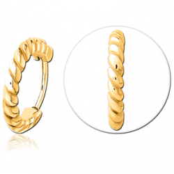 BRAID - CLICKER - EAR - GOLD