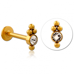 CRYSTAL WITH ORNAMENTS -...