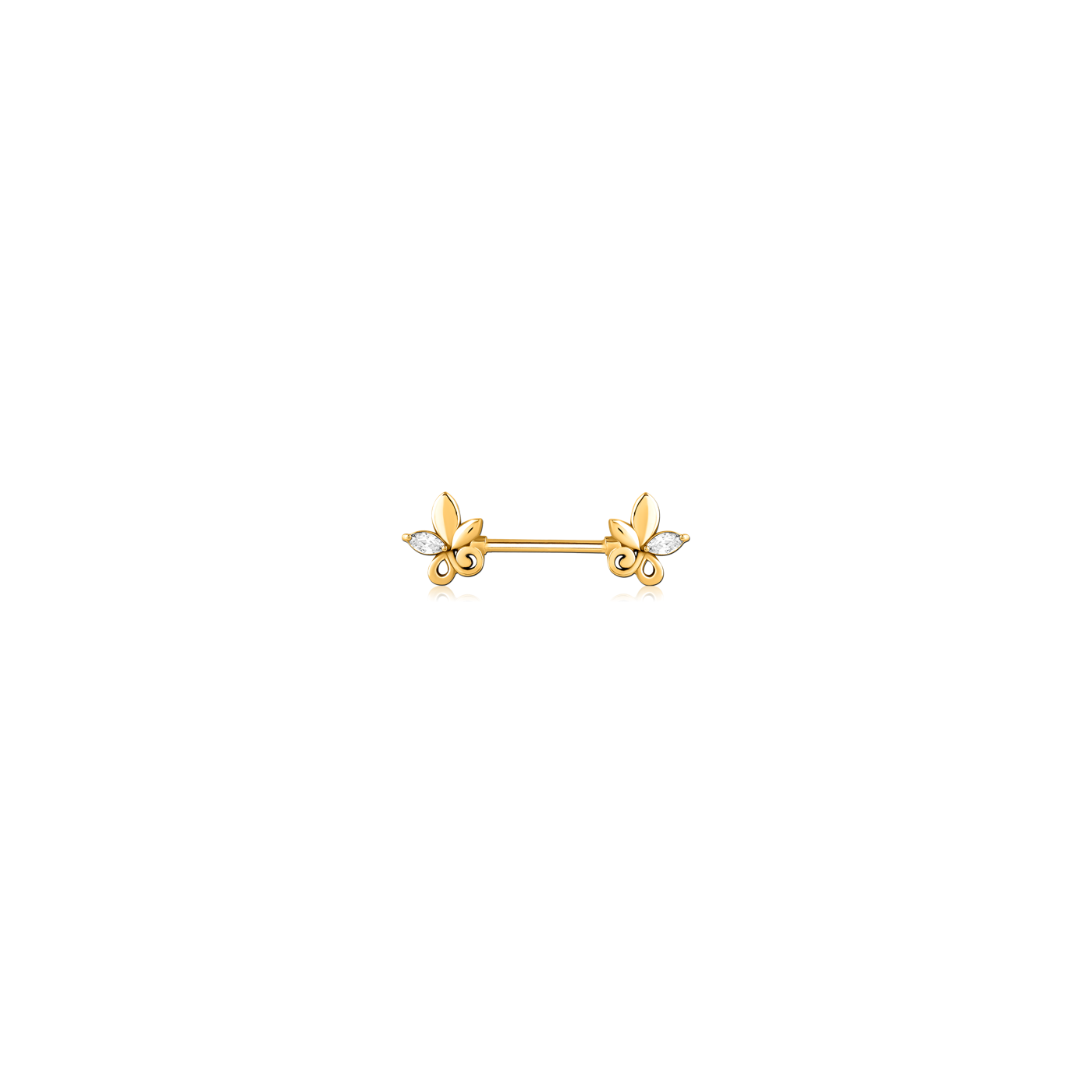 ORNAMENTS - NIPPLE EARRING - GOLD ORNAMENTS - NIPPLE EARRING - GOLD