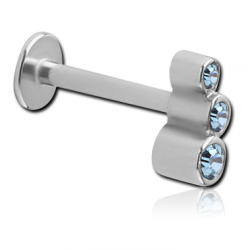 3 ROUND CRYSTAL - EAR