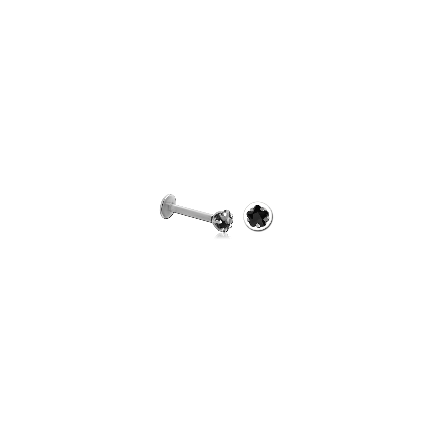 labret-z-malym-krysztalkiem---kwiat labret-z-malym-krysztalkiem---kwiat