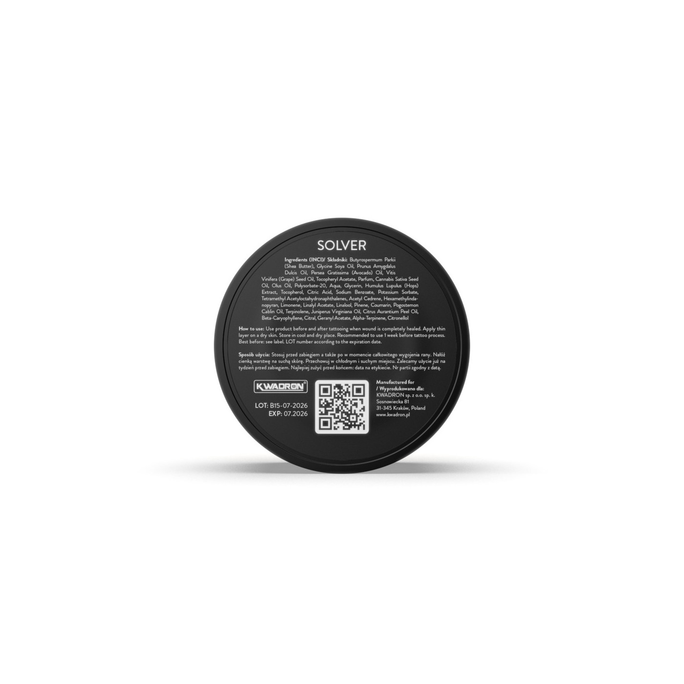 INKTROX SOLVER TATTOO PROCESS BUTTER 50ml INKTROX SOLVER TATTOO PROCESS BUTTER 50ml
