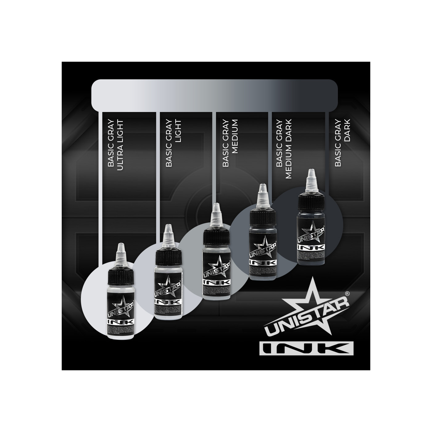 UNISTAR INK - BASIC GRAY DARK 30ml (Reach Compliant) UNISTAR INK - BASIC GRAY DARK 30ml (Reach Compliant)