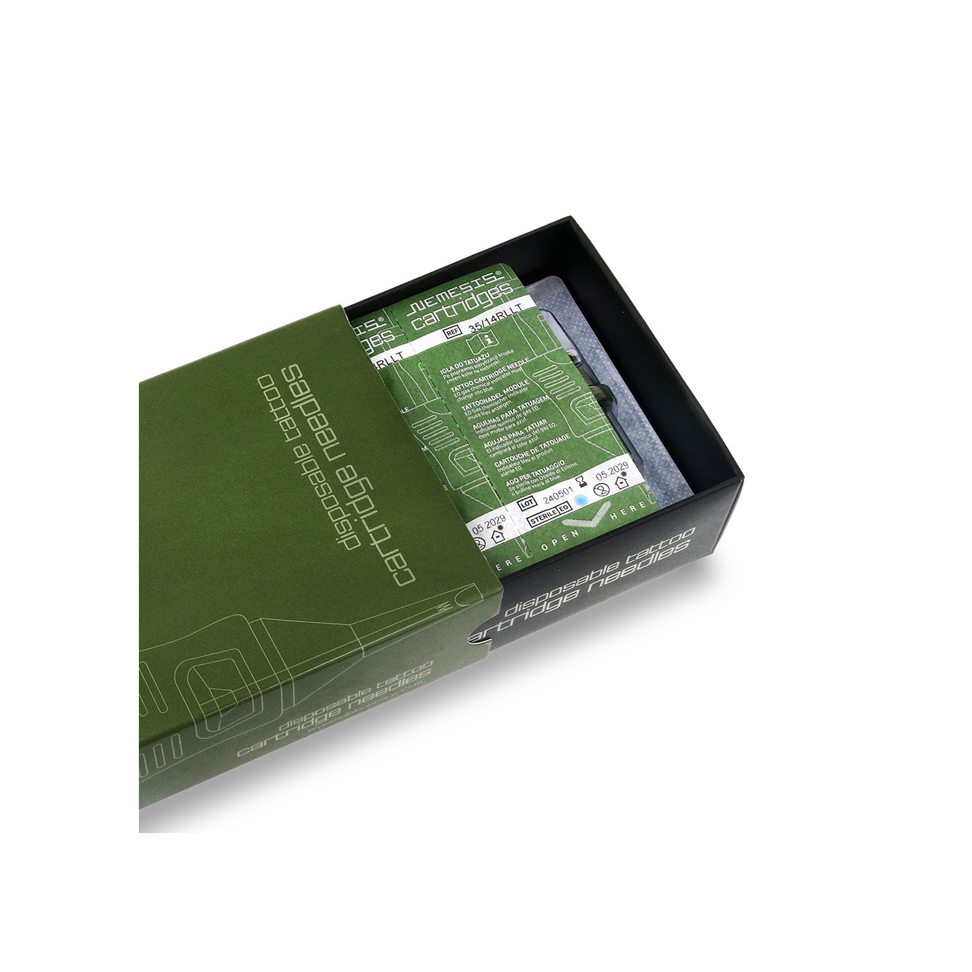 Nemesis CARTRIDGE NEEDLES 0.35mm RLLT - 1pc