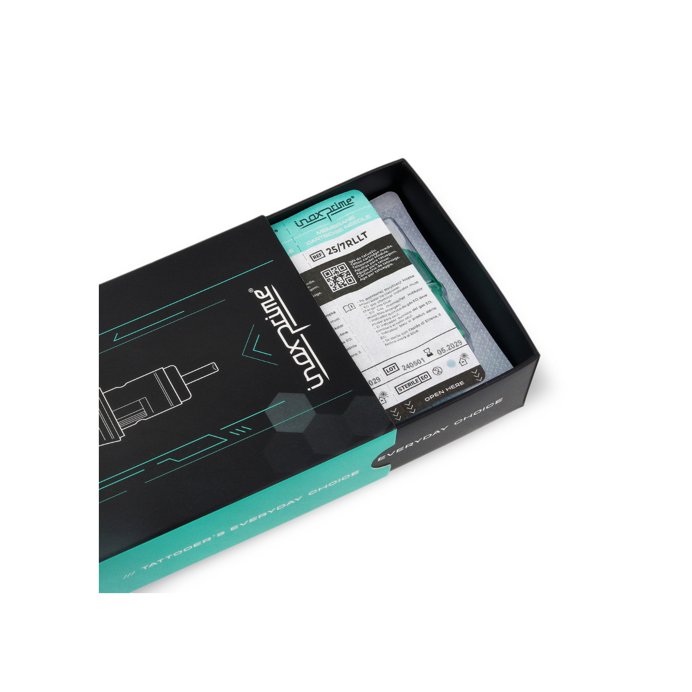 Inox Prime CARTRIDGE NEEDLES 0.25mm RLLT - 1pc Inox Prime CARTRIDGE NEEDLES 0.25mm RLLT - 1pc