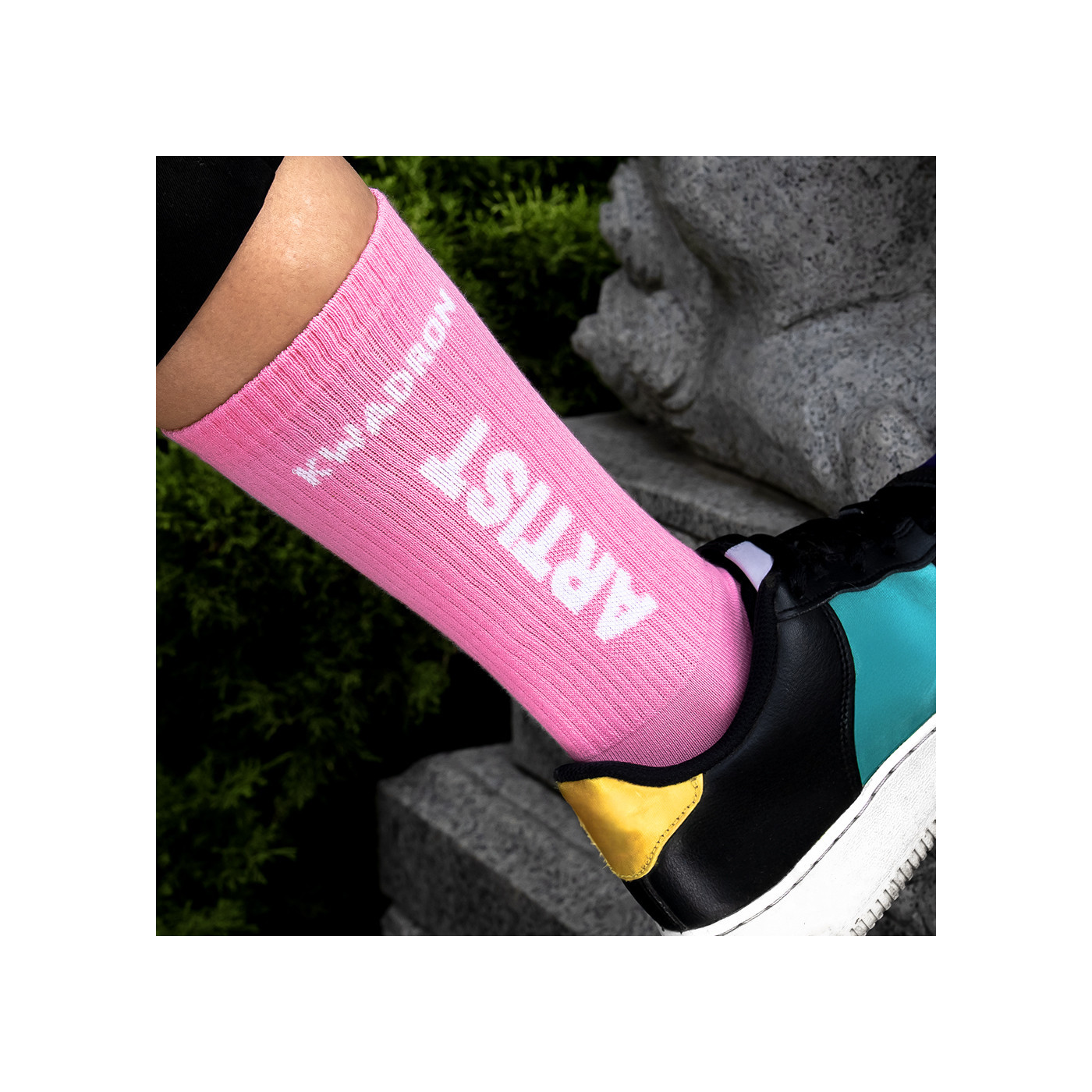 SOCKS KWADRON® - PINK Tattoo Artist SOCKS KWADRON® - PINK Tattoo Artist
