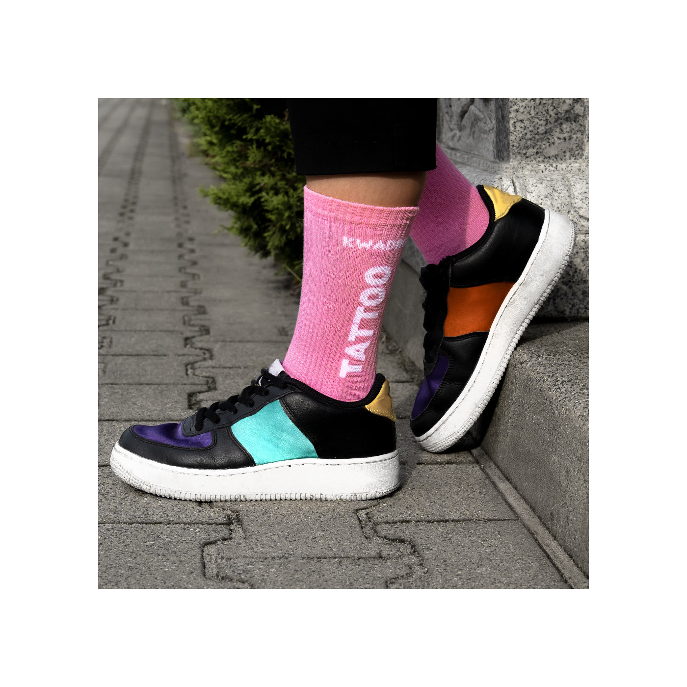 SOCKS KWADRON® - PINK Tattoo Artist SOCKS KWADRON® - PINK Tattoo Artist