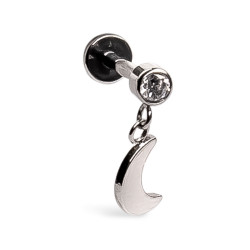 LABRET WITH HANGING MOON
