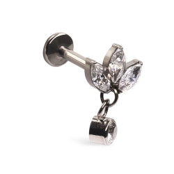 LABRET WITH TRIPPLE TEARS...