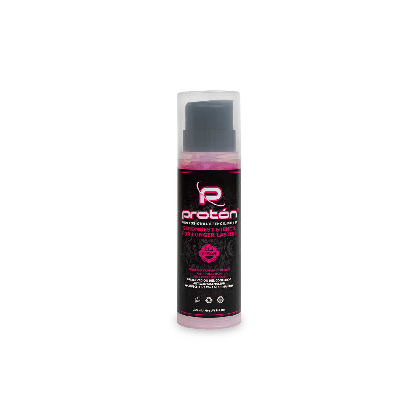 AIRLESS SYSTEM -Proton Professional Stencil Primer Pink 250ml AIRLESS SYSTEM -Proton Professional Stencil Primer Pink 250ml