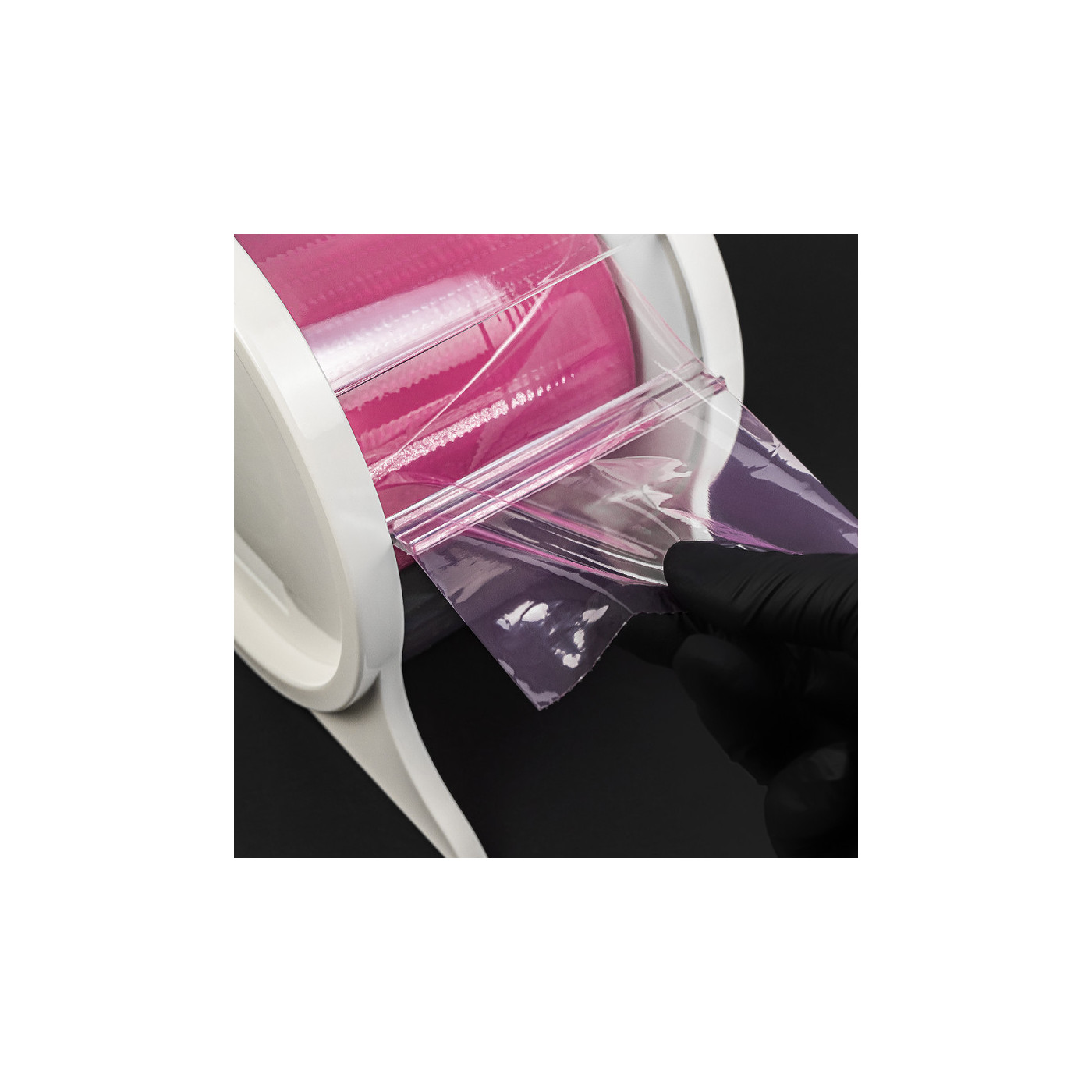 Protective film dispenser + Self-adhesive protective film 10x15 cm (1000 pcs) Protective film dispenser + Self-adhesive protective film 10x15 cm (1000 pcs)