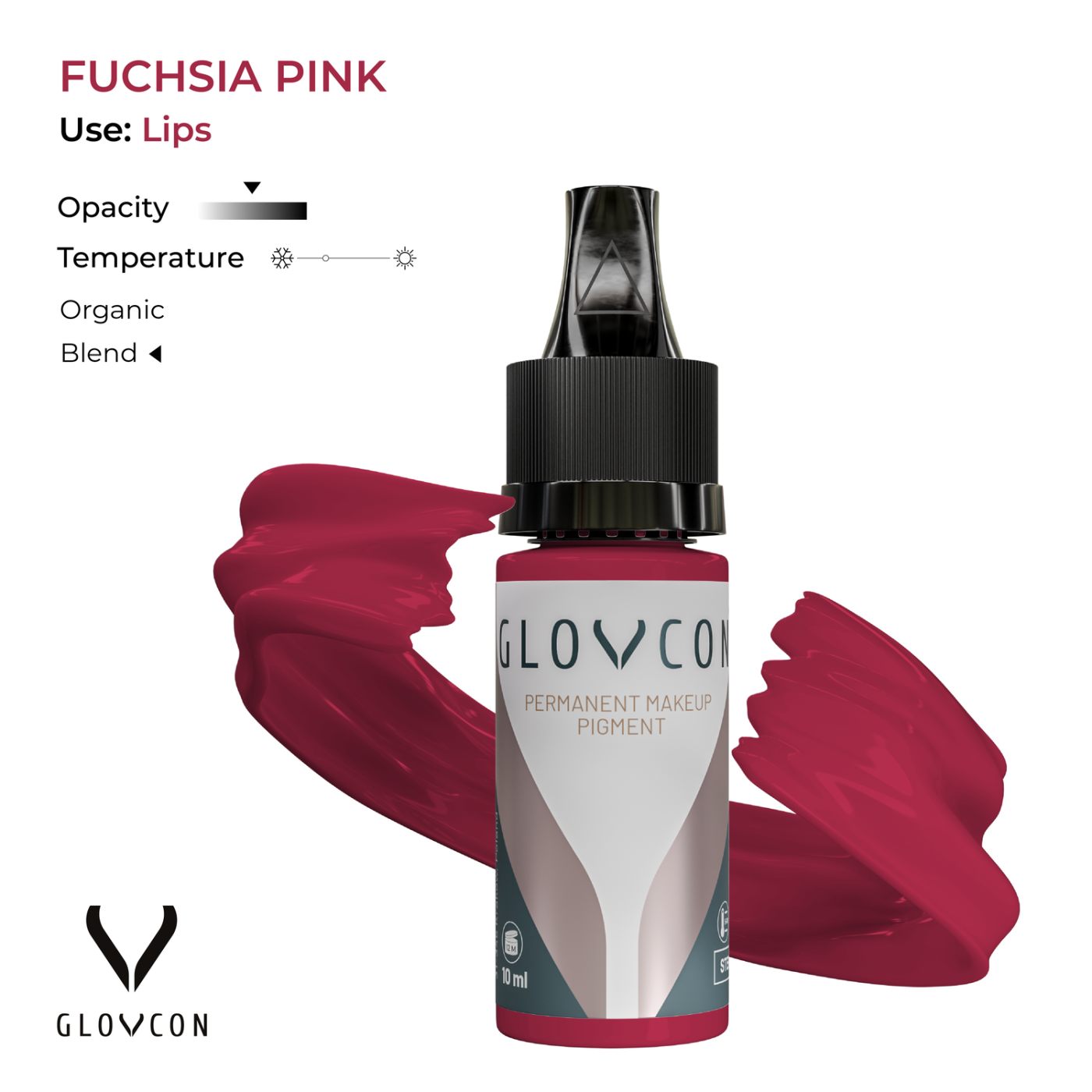GLOVCON® PMU Pigments - Fuchsia Pink 10ml GLOVCON® PMU Pigments - Fuchsia Pink 10ml