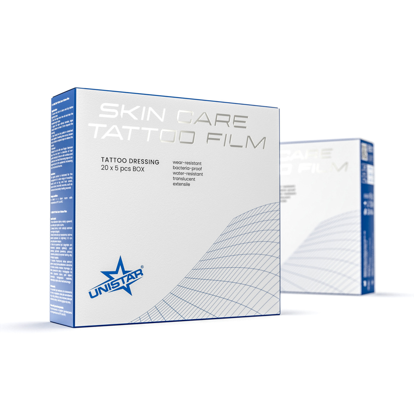 Zavoj Unistar Skin Care tattoo film - 5 komada - 12,5 x 12,5 cm Zavoj Unistar Skin Care tattoo film - 5 komada - 12,5 x 12,5 cm