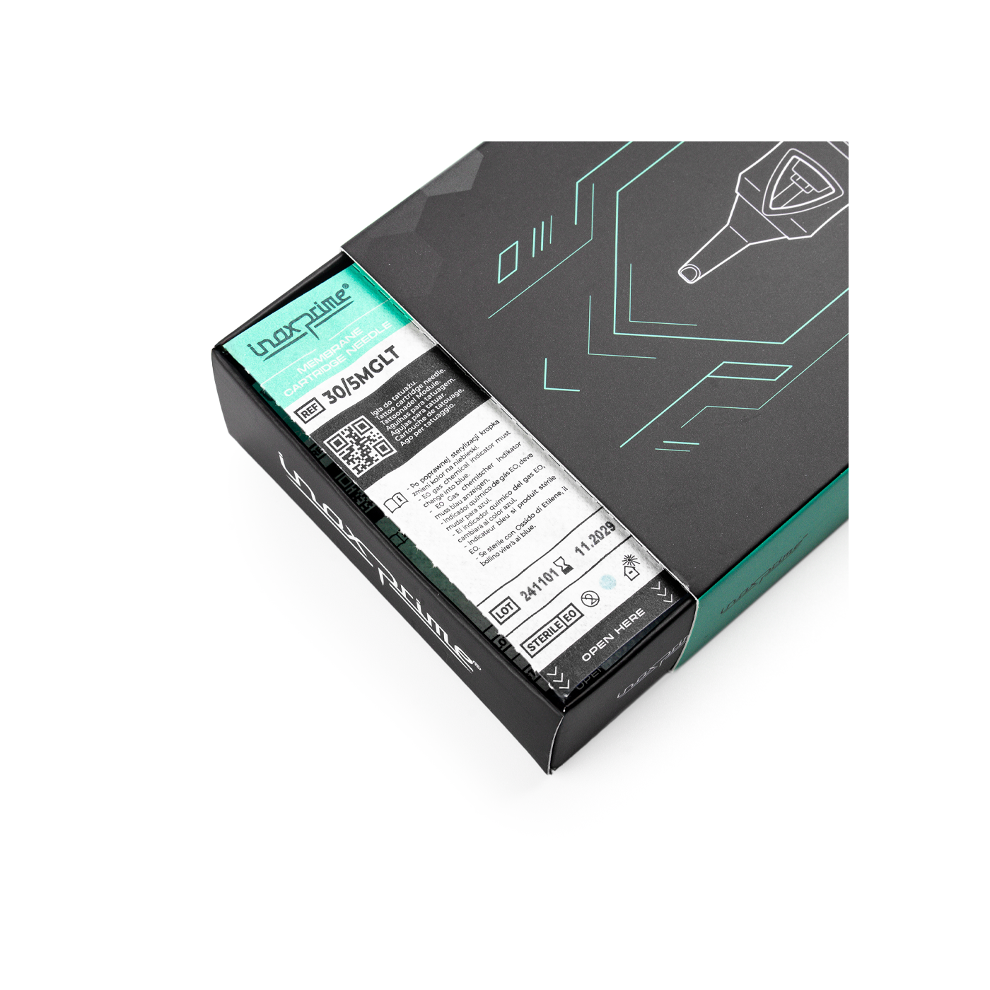 Inox Prime CARTRIDGE NEEDLES 0.30mm MGLT - 1pc Inox Prime CARTRIDGE NEEDLES 0.30mm MGLT - 1pc
