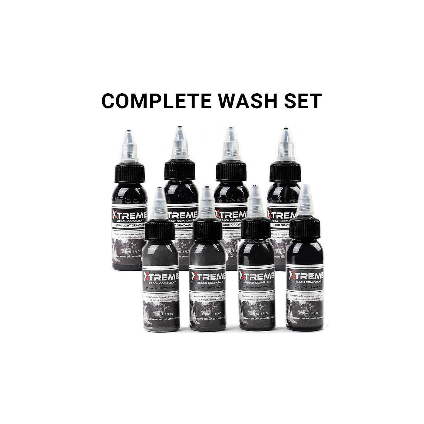 xtreme-ink---complete-wash-set---8x30ml-reach-compliant xtreme-ink---complete-wash-set---8x30ml-reach-compliant