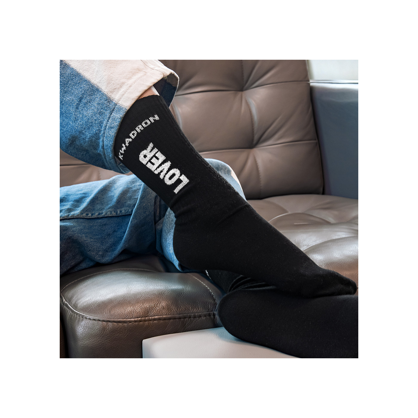 KWADRON SOCKS - BLACK Tattoo Lover KWADRON SOCKS - BLACK Tattoo Lover