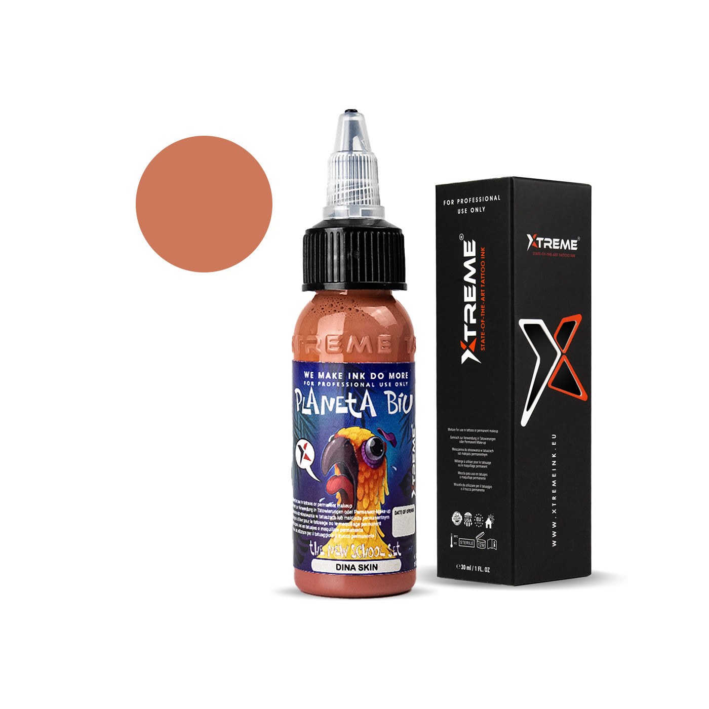 XTreme Ink - PLANETA BIU - Dina Skin - 30ml (Reach Compliant) XTreme Ink - PLANETA BIU - Dina Skin - 30ml (Reach Compliant)