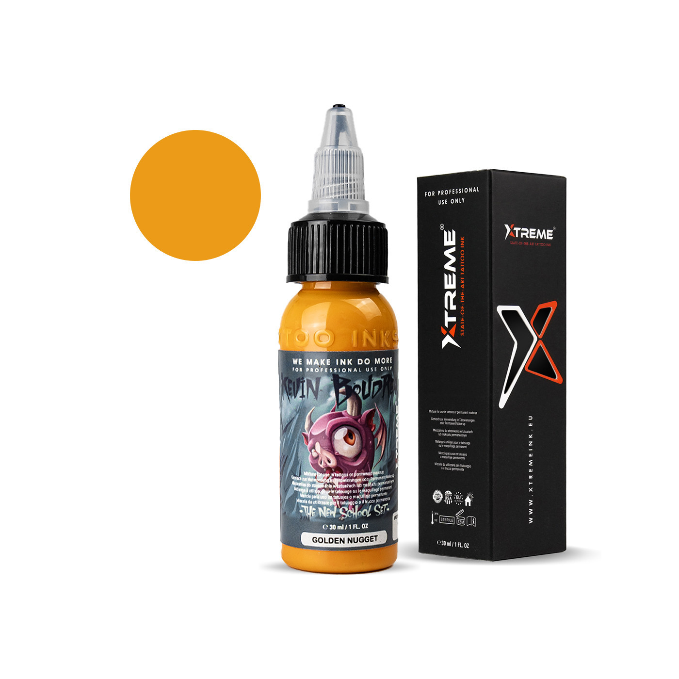 XTreme Ink - KEVIN BOUDREALU - Golden Nugget - 30ml (Reach Compliant) XTreme Ink - KEVIN BOUDREALU - Golden Nugget - 30ml (Reach Compliant)