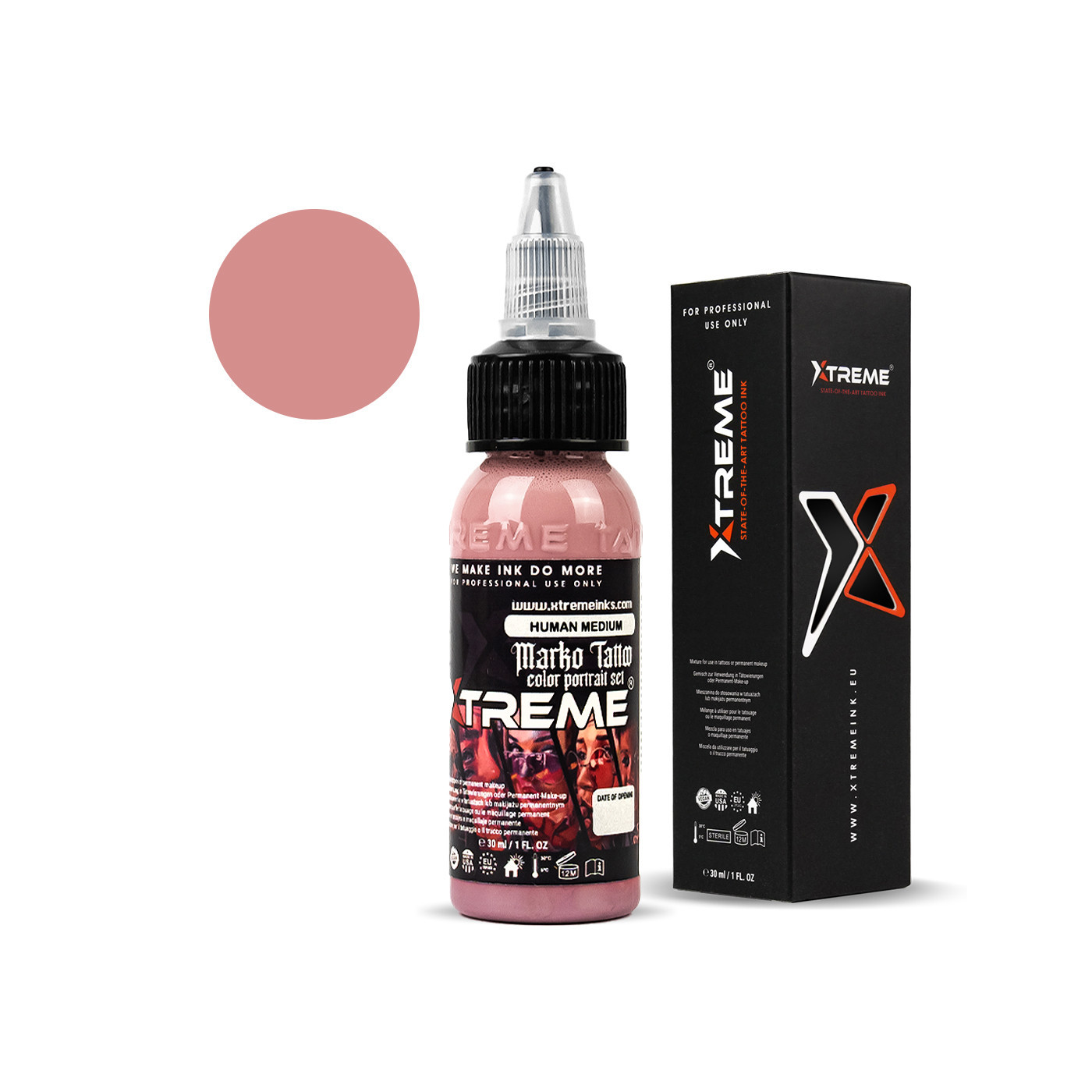 XTreme Ink - MARKO TATTOO - Human Medium - 30ml (Reach Compliant) XTreme Ink - MARKO TATTOO - Human Medium - 30ml (Reach Compliant)