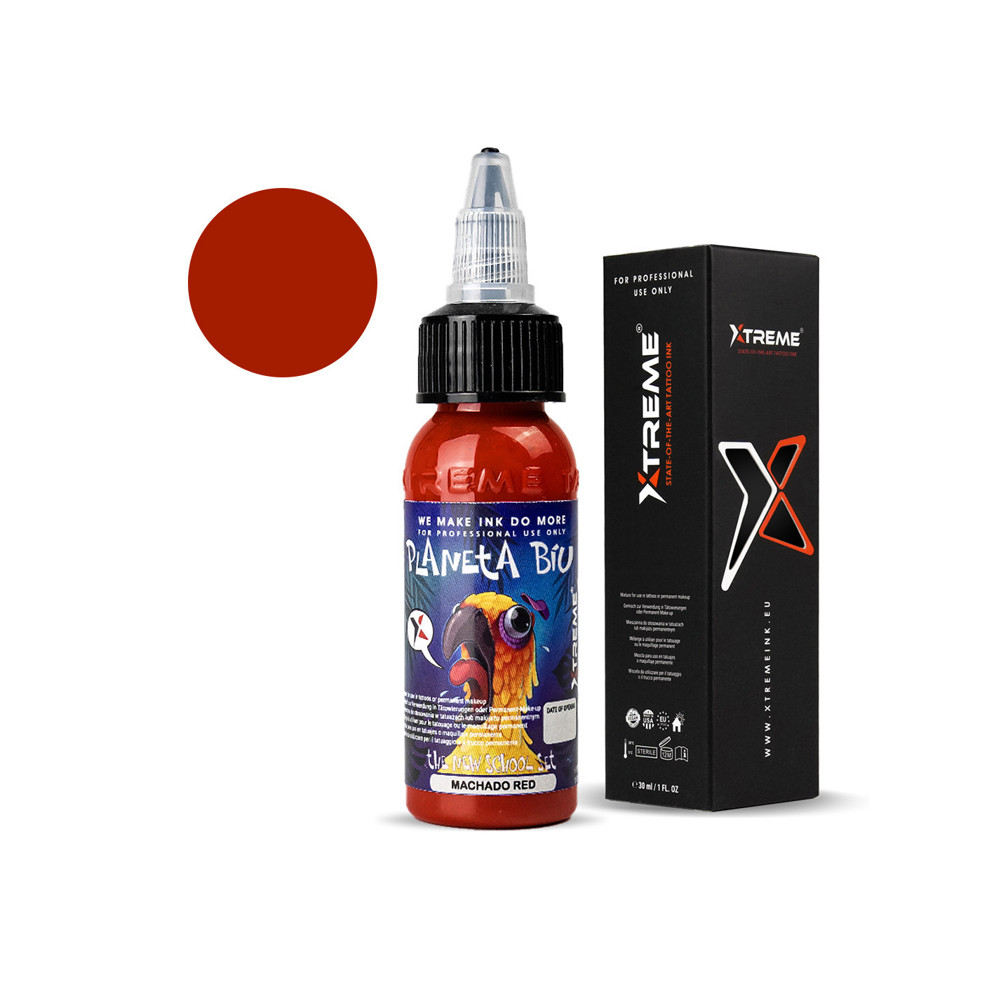 XTreme Ink - PLANETA BIU - Machado Red  - 30ml (Reach Compliant)