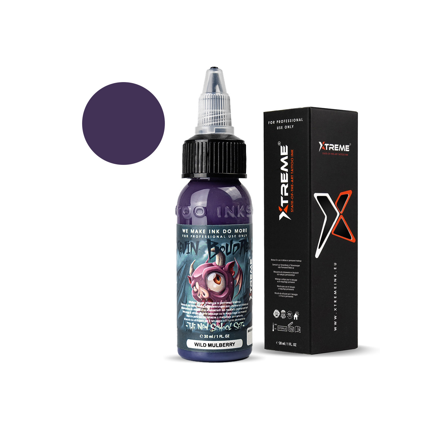 XTreme Ink - KEVIN BOUDREALU - Wild Mulberry - 30ml (Reach Compliant) XTreme Ink - KEVIN BOUDREALU - Wild Mulberry - 30ml (Reach Compliant)