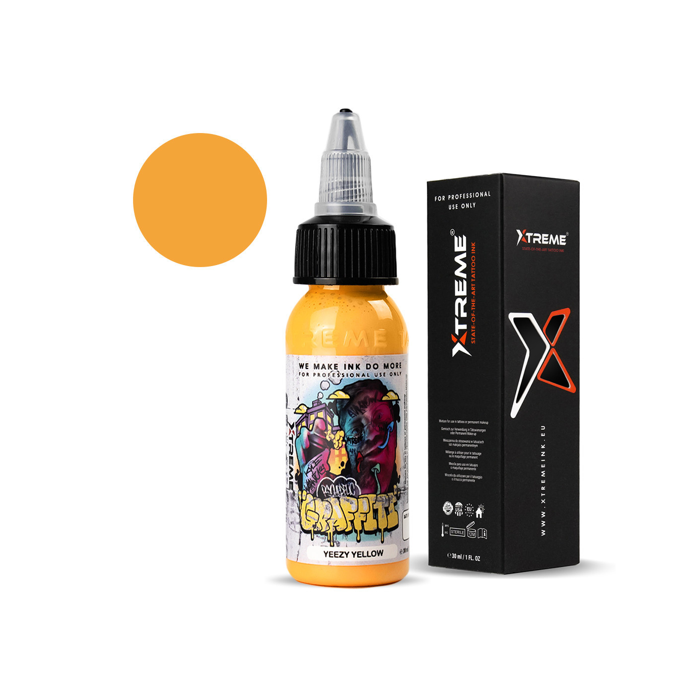 XTreme Ink - KYLE WARWICK - Yeezy Yellow  - 30ml (Reach Compliant)