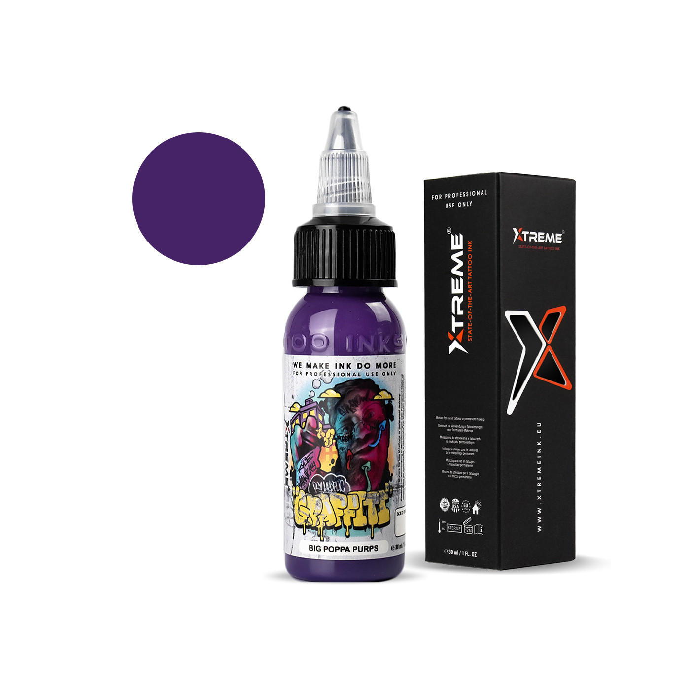 XTreme Ink - KYLE WARWICK - Big Poppa Purps - 30ml (Reach Compliant) XTreme Ink - KYLE WARWICK - Big Poppa Purps - 30ml (Reach Compliant)