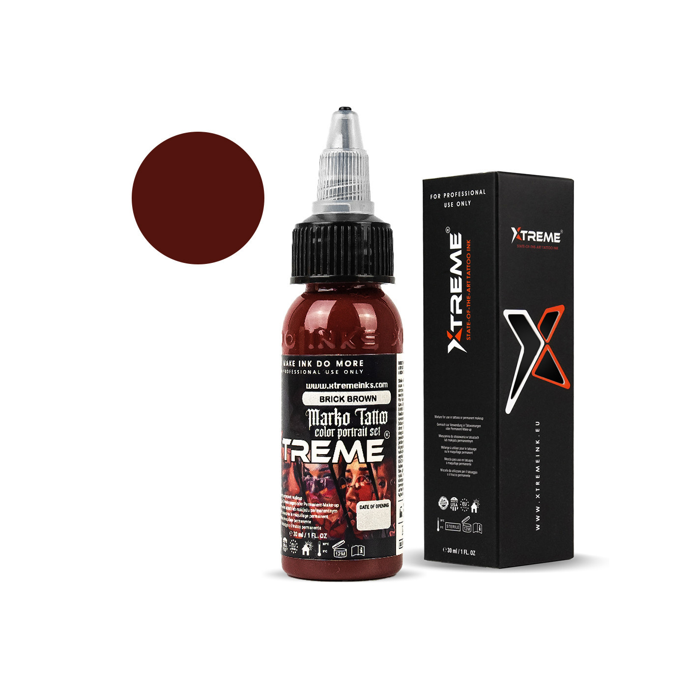 xtreme-ink-marko-tattoo-brick-brown-30ml-reach-compliant xtreme-ink-marko-tattoo-brick-brown-30ml-reach-compliant