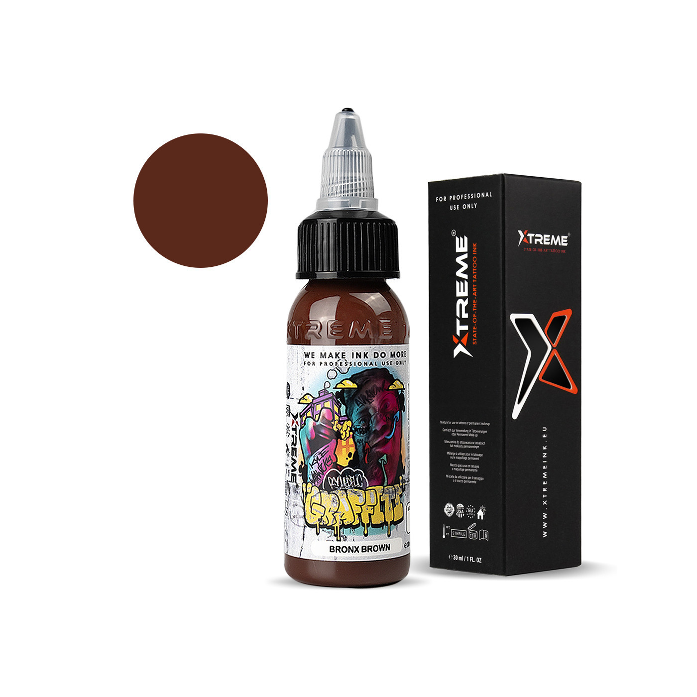 XTreme Ink - KYLE WARWICK - Bronx Brown - 30ml (Reach Compliant) XTreme Ink - KYLE WARWICK - Bronx Brown - 30ml (Reach Compliant)
