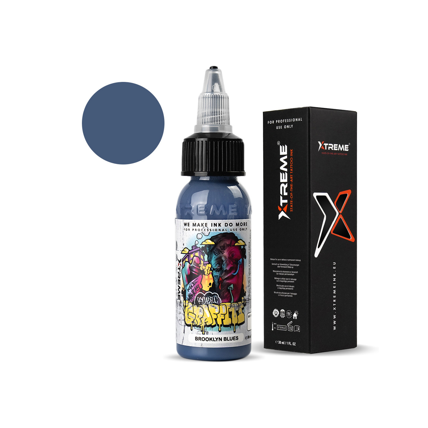 XTreme Ink - KYLE WARWICK - Brooklyn Blues  - 30ml (Reach Compliant)