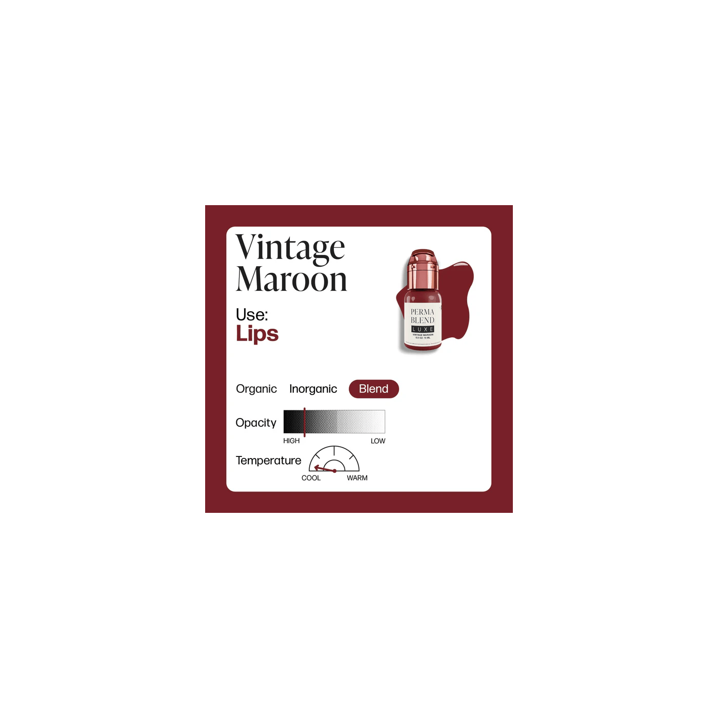 Perma Blend Luxe - Vintage Maroon 15ml (Reach 2023) - Perma Blend Luxe - All Colors