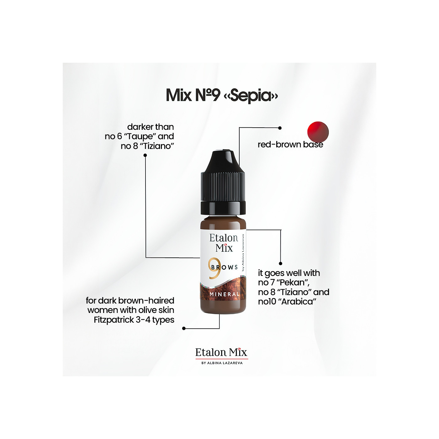 Etalon Mix 09 SEPIA 10ml (Reach) Etalon Mix 09 SEPIA 10ml (Reach)