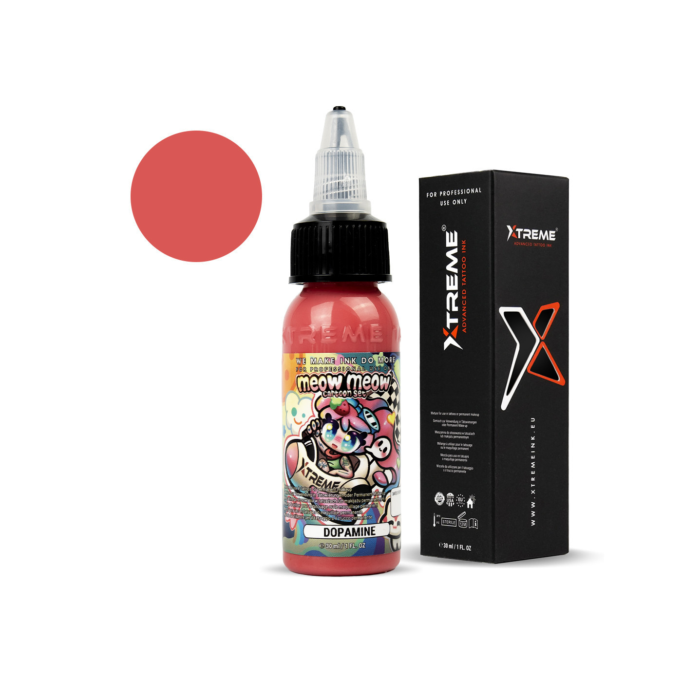 XTreme Ink - MEOW MEOW - Dopamine - 30ml (Reach Compliant) XTreme Ink - MEOW MEOW - Dopamine - 30ml (Reach Compliant)