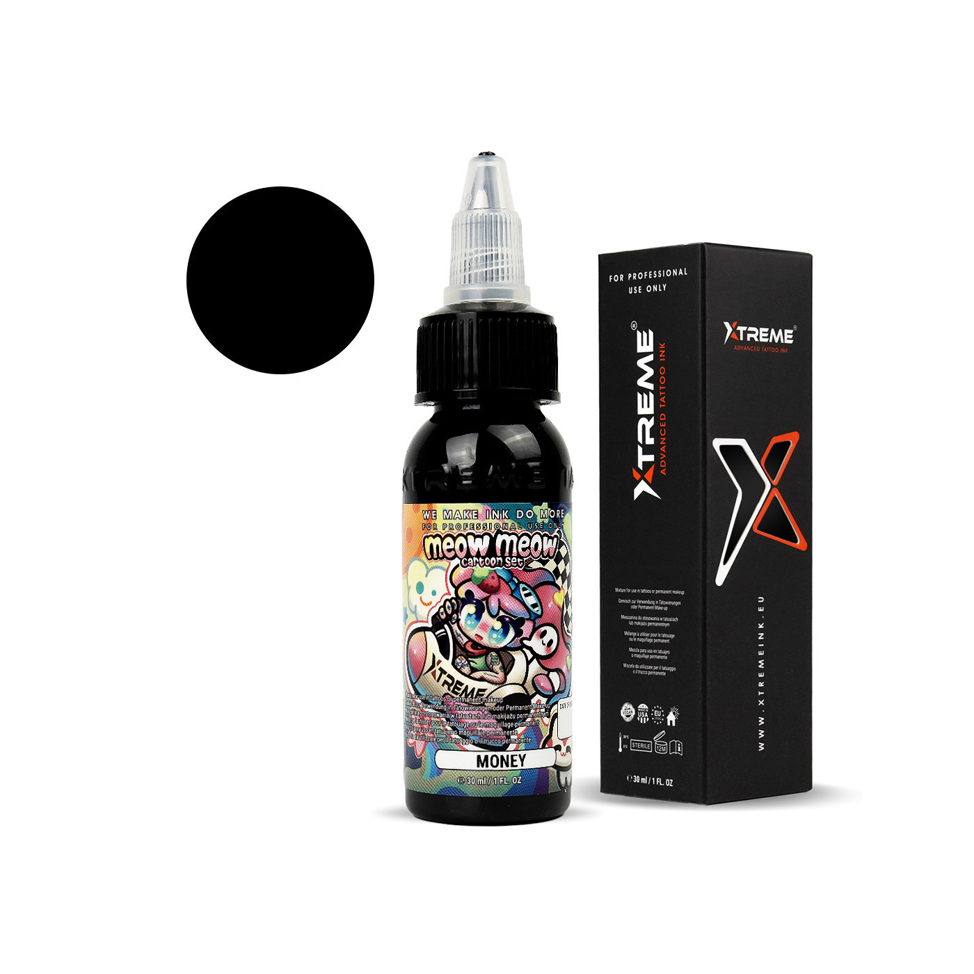 XTreme Ink - MEOW MEOW - Money - 30ml (Reach Compliant) XTreme Ink - MEOW MEOW - Money - 30ml (Reach Compliant)