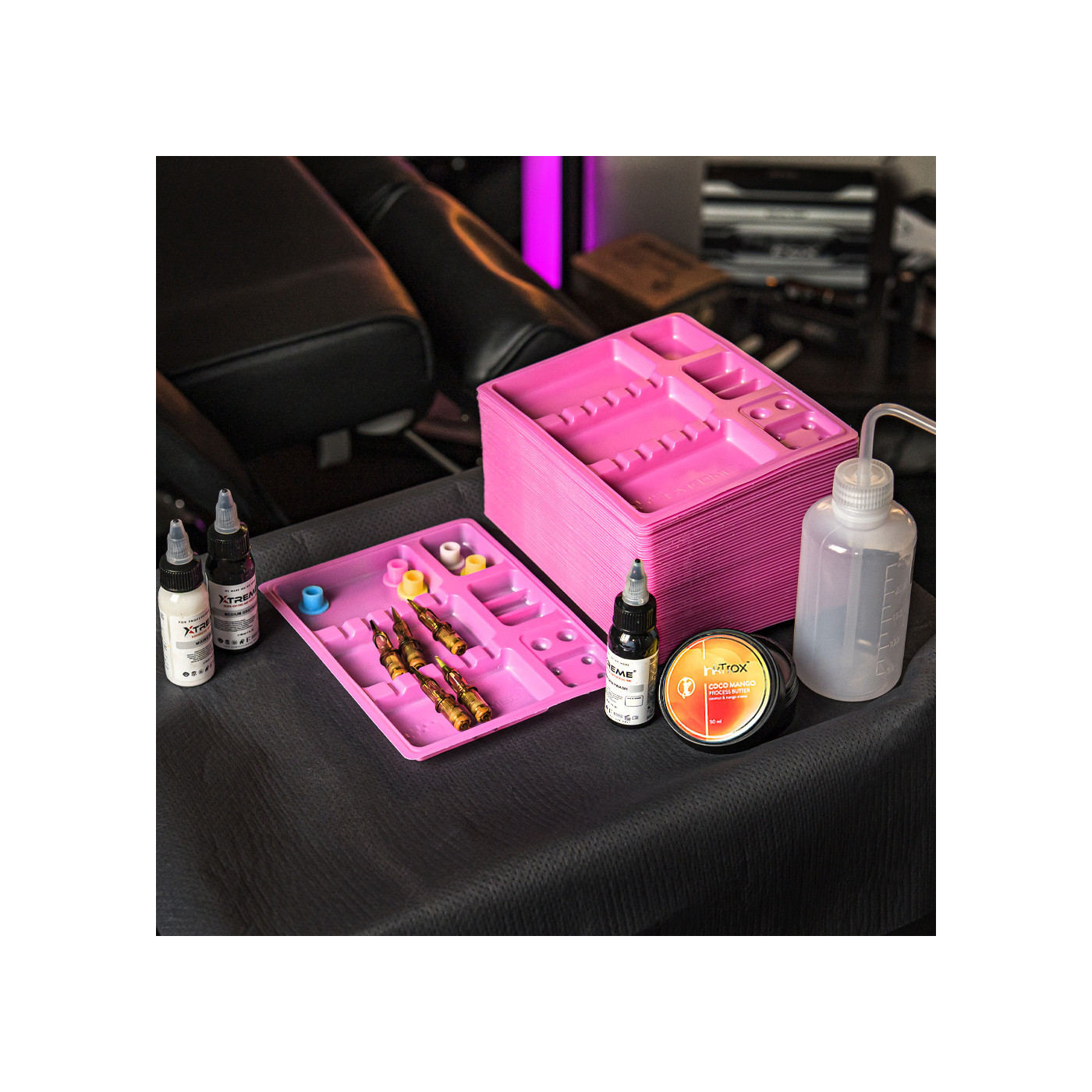 Instrument Trays PINK- 100pcs. Instrument Trays PINK- 100pcs.