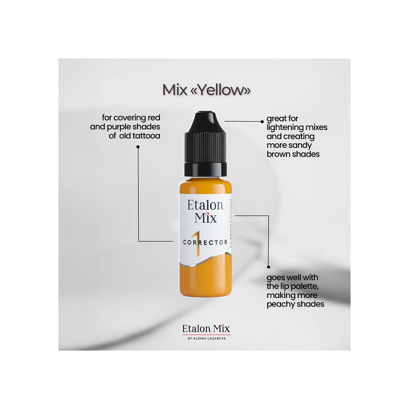 Etalon Mix 01 CORRECTOR YELLOW 5ml (Reach)