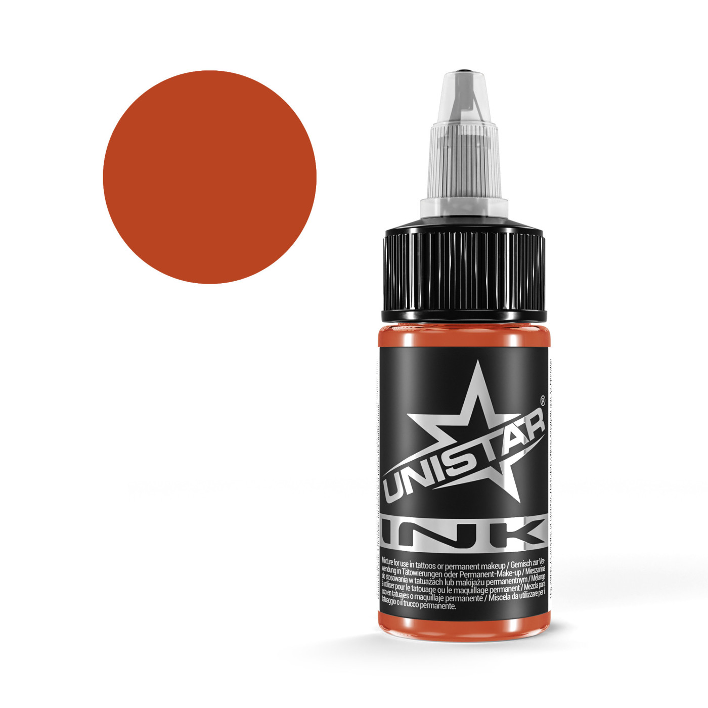 UNISTAR INK - RED ORANGE 30 ML (Reach Compliant) UNISTAR INK - RED ORANGE 30 ML (Reach Compliant)