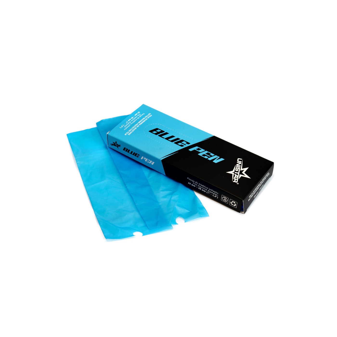 Unistar Blue Protective Film WIDE 100 pcs. Unistar Blue Protective Film WIDE 100 pcs.