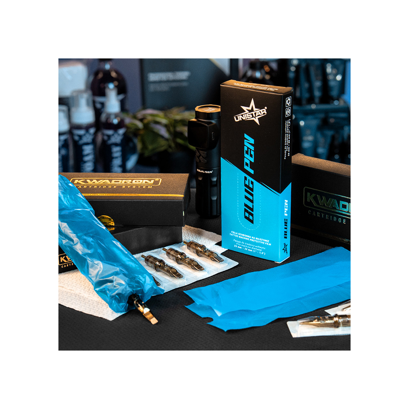Unistar Blue Protective Film WIDE 100 pcs. Unistar Blue Protective Film WIDE 100 pcs.