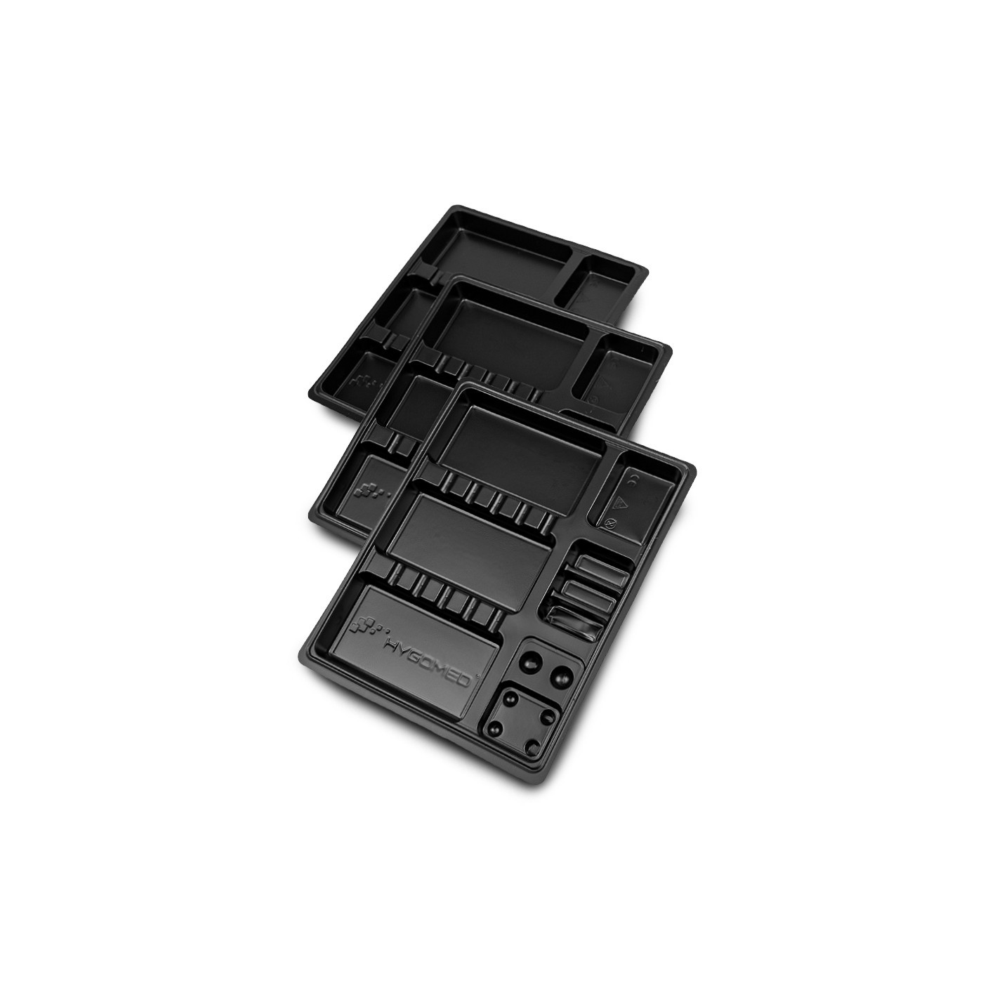 Instrument Trays BLACK- 100pcs. Instrument Trays BLACK- 100pcs.