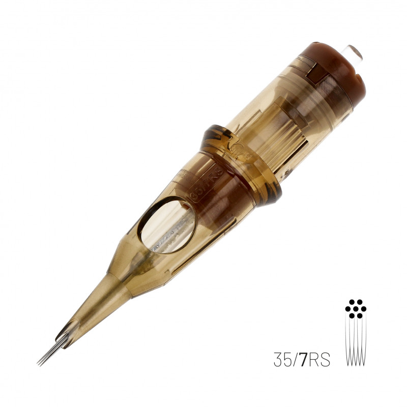 KWADRON Cartridge System - 0.35mm RSMT - Round Shader - Medium Taper - 1pc KWADRON Cartridge System - 0.35mm RSMT - Round Shader - Medium Taper - 1pc
