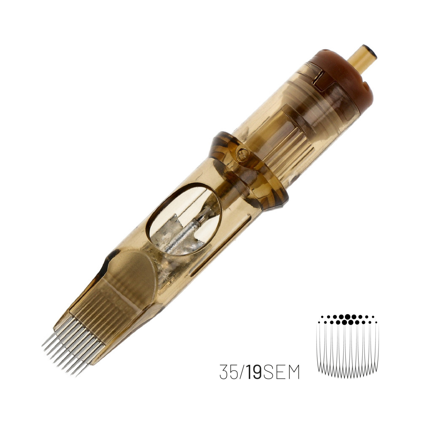Kwadron Cartridge System 0.35mm SEMMT - Medium Taper - 1 pc Kwadron Cartridge System 0.35mm SEMMT - Medium Taper - 1 pc